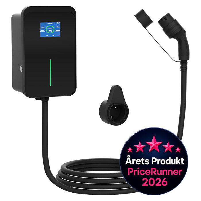Avant ladeboks til elbil 11kW/16A 3-faset 7 Meter Multi avant