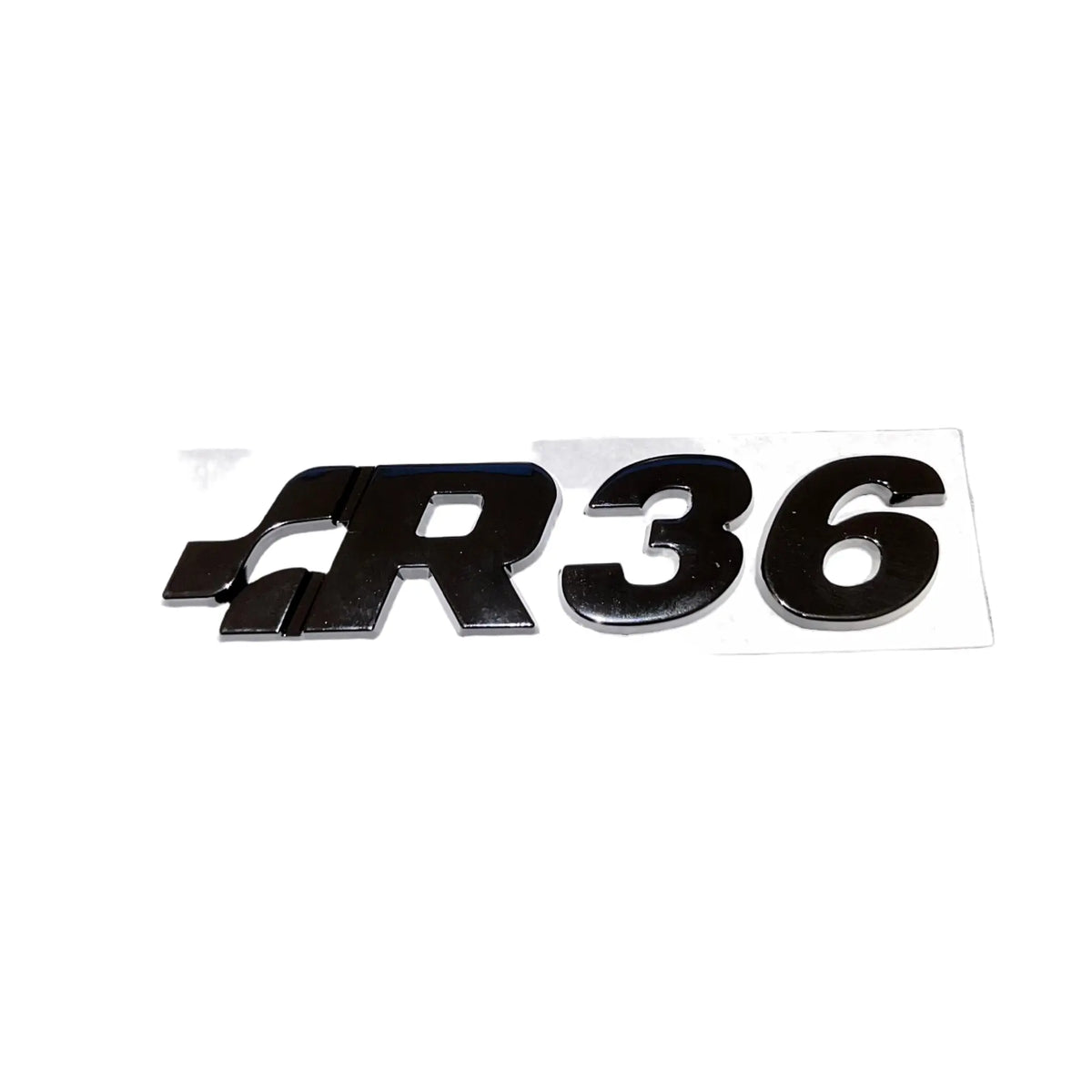 Volkswagen R36 emblem, sort - BilligStyling