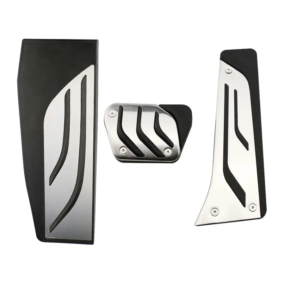 Pedalsæt - Aluminium, BMW 5/6/7/X-serie - BilligStyling
