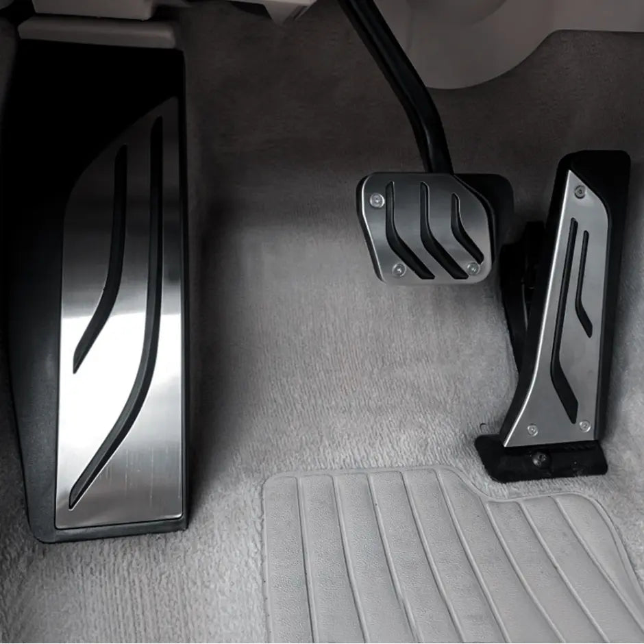Pedalsæt - Aluminium, BMW 5/6/7/X-serie - BilligStyling