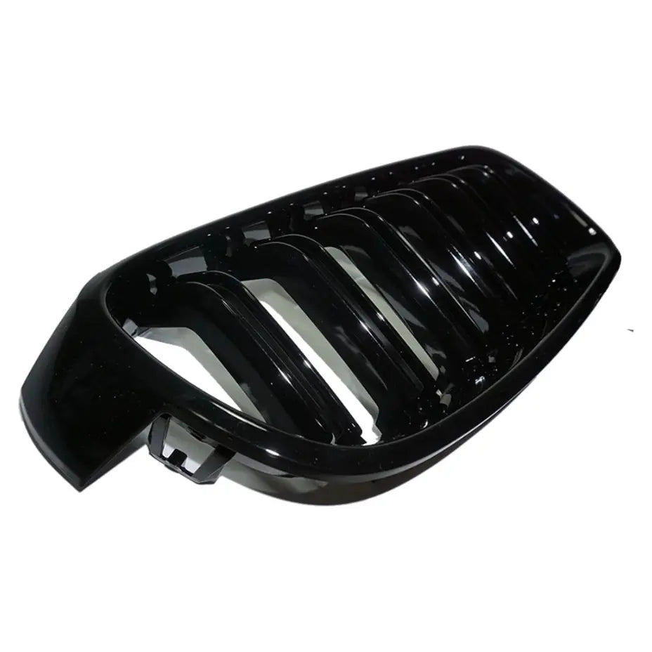BMW 3- serie - F30/F31/F35 frontgrill nyrer - Sort højglans - Komplet sæt - BilligStyling
