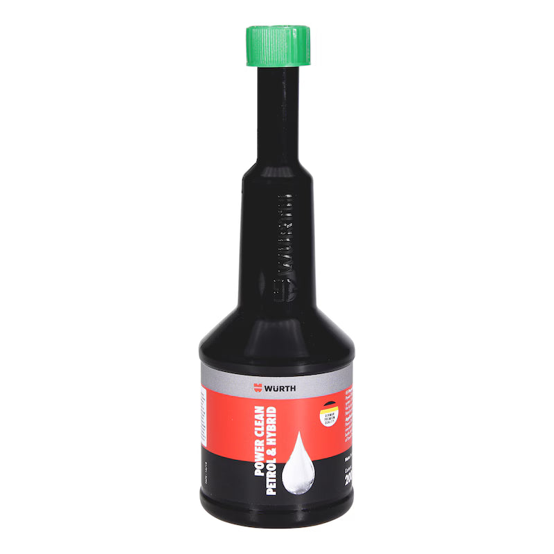 Würth Power Clean Benzin/Hybrid Additiv 200 ml – Brændstofrens &amp; Motorrens Würth