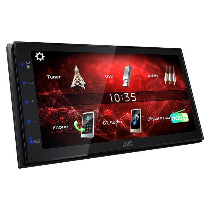 JVC KW-M27DBT 2-DIN bilradio med DAB+ jvc