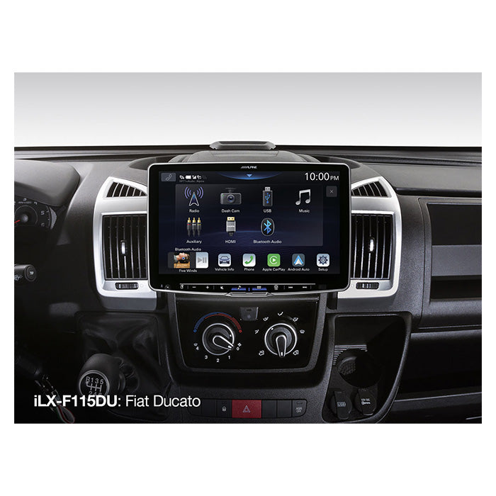Alpine ILX-F115DU bundle med Halo11 til Fiat Ducato 3 alpine