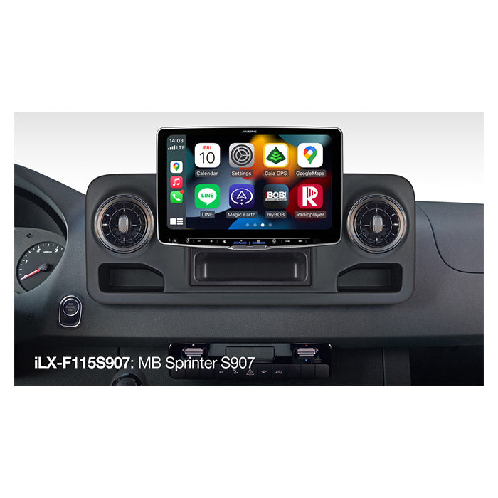 Alpine ILX-F115S907 bundle til Halo11 til Sprinter S907 alpine