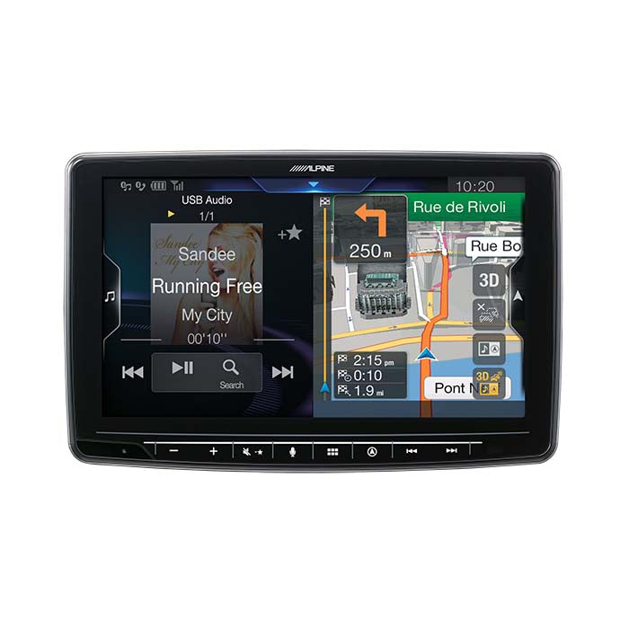 Alpine INE-F904DC Halo9 med navi og truck kort alpine