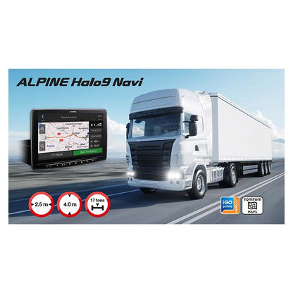 Alpine INE-F904DC Halo9 med navi og truck kort alpine