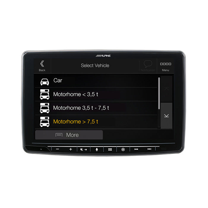 Alpine INE-F904DU Halo9 navi bundle til Fiat Ducato 3 alpine