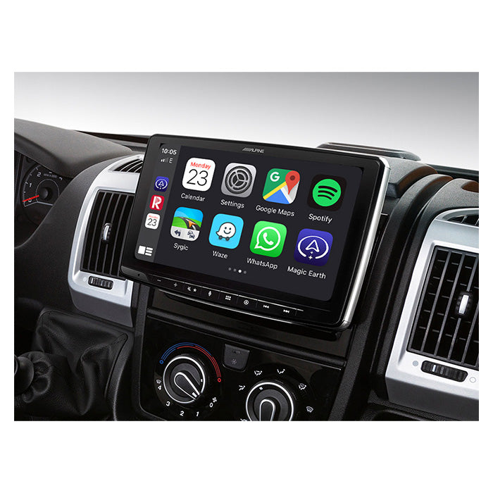 Alpine INE-F904DU Halo9 navi bundle til Fiat Ducato 3 alpine