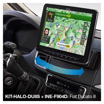 Alpine kit til Halo 9 og 11 til Fiat Ducato 8 alpine