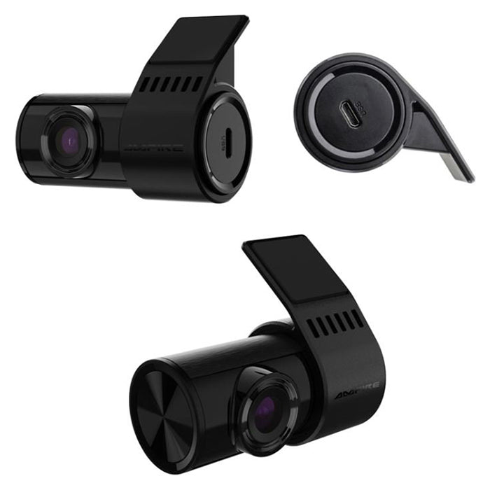 Ampire 12V+24V Dashcam Sæt (for+bag) 2K (QUAD-HD) ampire