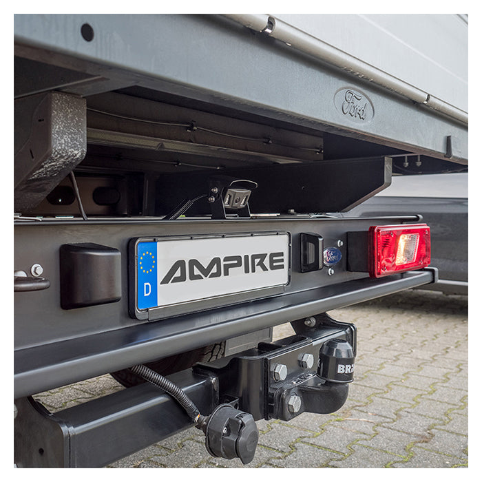 Ampire Farve bakkamera med IR universal sort 10m kabel ampire