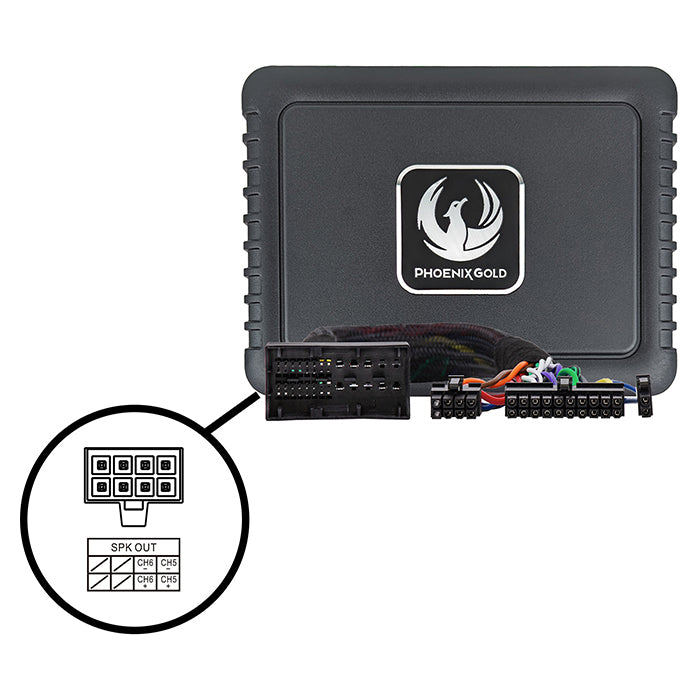 Phoenix Gold DSP Forstærker kit BMW 2005-2019 HIFI syst Phoenix_g