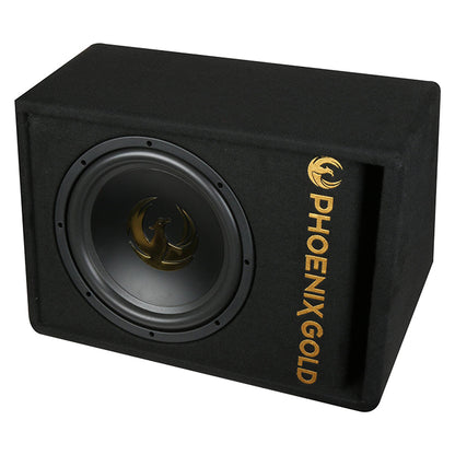 Phoenix Gold 12 subwoofer m kabler og fjernbetjening Phoenix_g