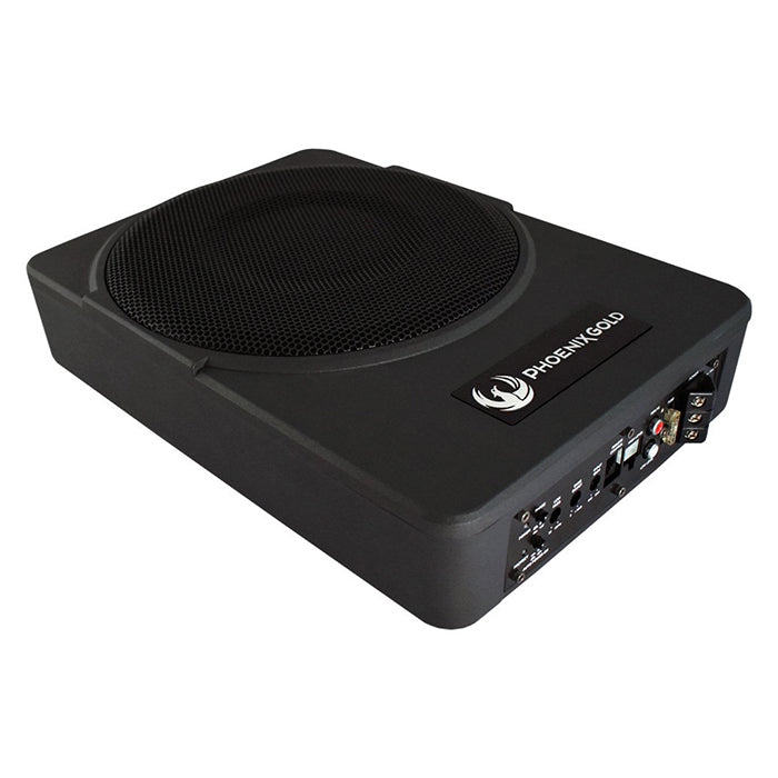 Phoenix Gold 10” aktiv subwoofer under sæde 200W RMS Phoenix_g