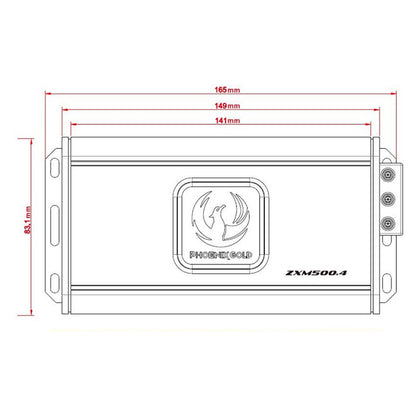 Phoenix Gold 1x500W CLASS-D "mini" monoblok Phoenix_g