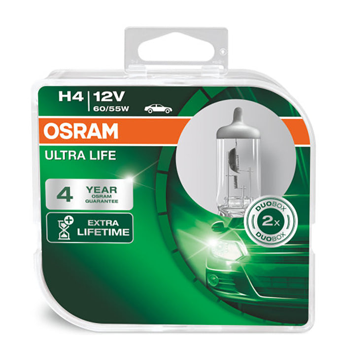 Osram Ultra Life H4 60/55W 12V - Sæt osram