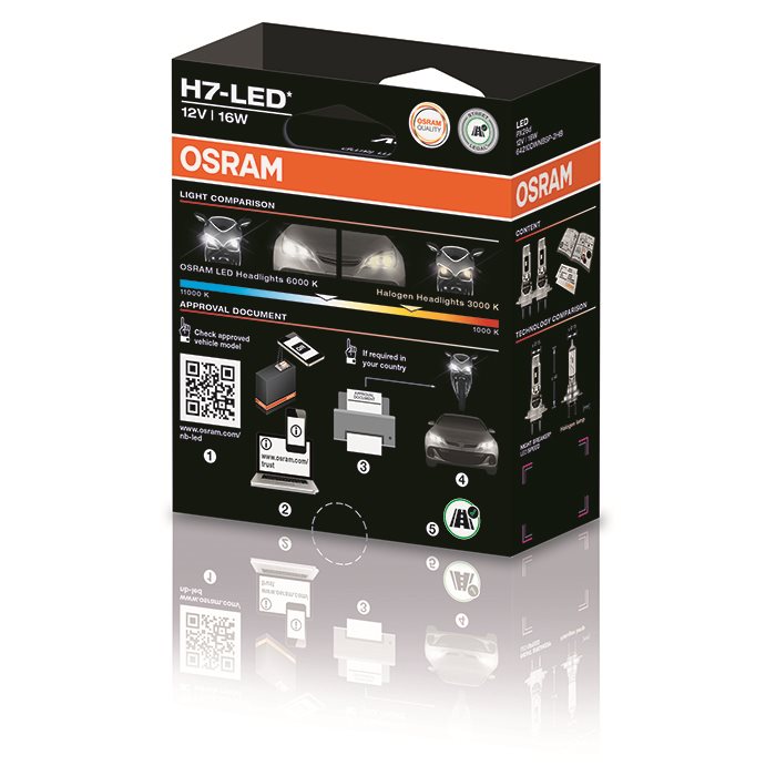 Osram Night Breaker LED Speed H7 - Sæt med 2 stk. - BilligStyling