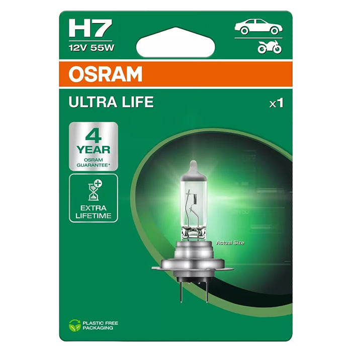 Osram Ultra Life H7 55W 12V - 1 stk. Blister osram