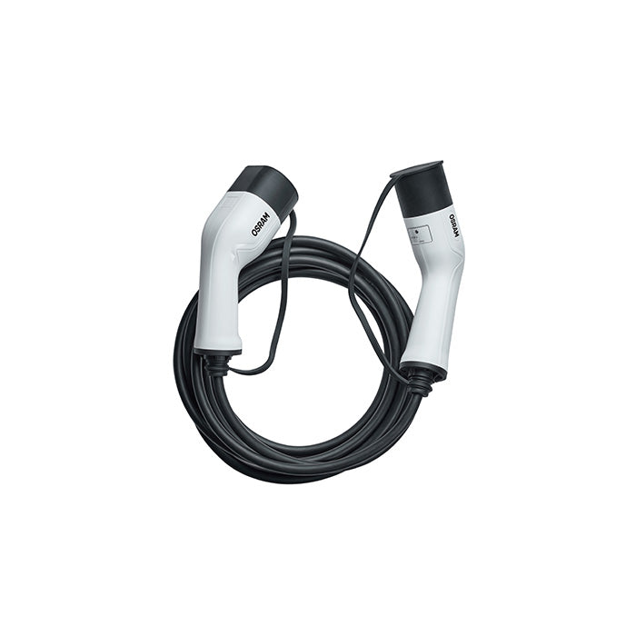Osram Ladekabel type 2 16A 1-faset - 5m inkl. taske - BilligStyling