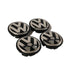 Volkswagen centerkapsler i sølv, sæt med 4 stk - 55/56/65/70 mm - BilligStyling