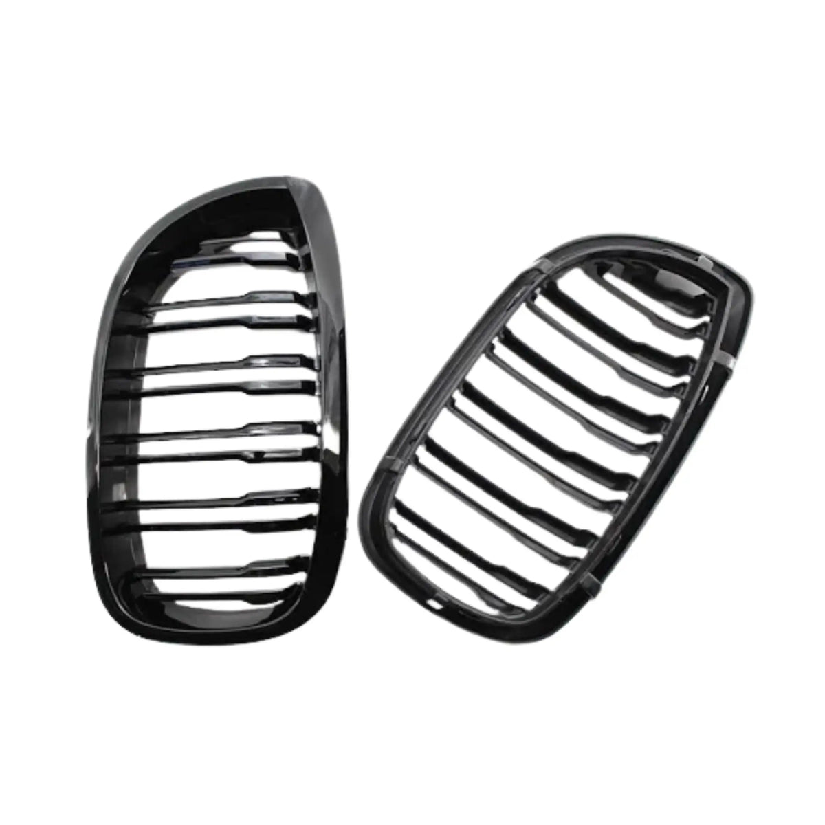 BMW 3-Serie E46 (2002-2005) frontgrill nyrer - Matsort - Komplet sæt - BilligStyling
