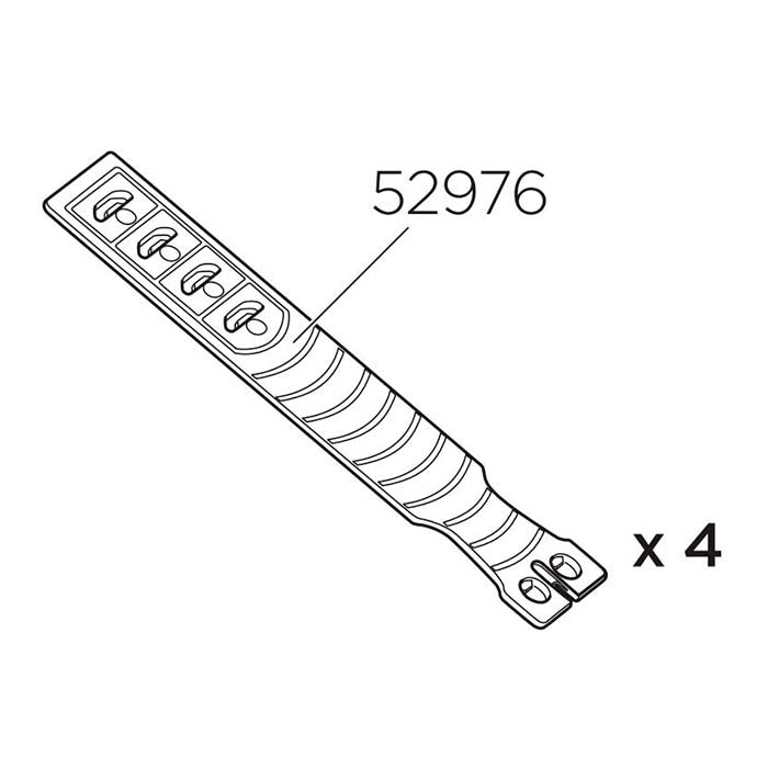 4 stk. Thule reservedel 52976 til WingBar edge thule