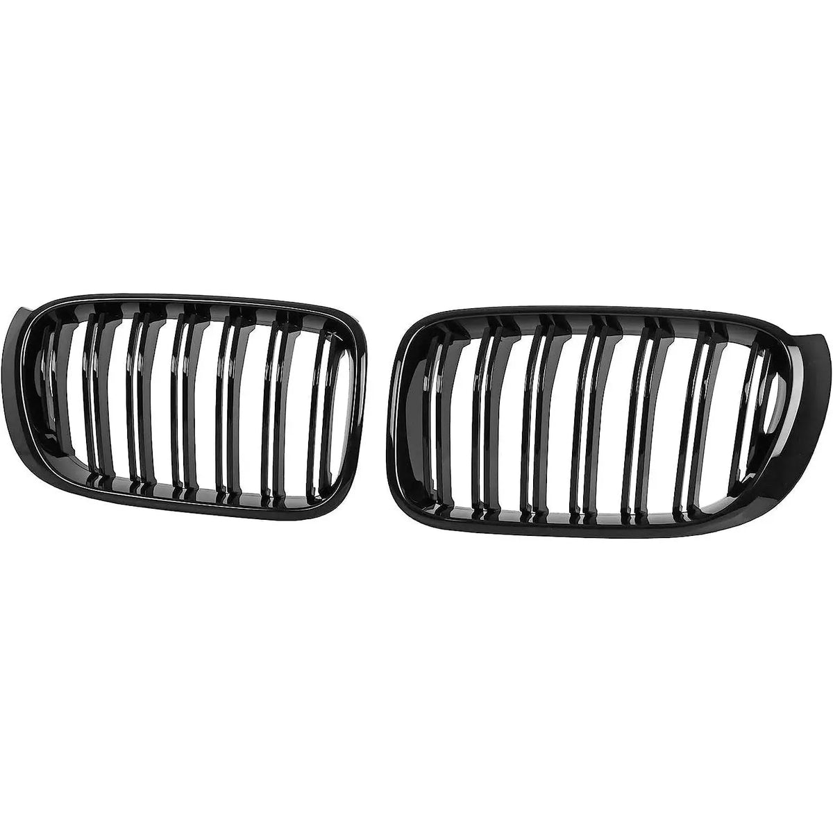 BMW X3/X4 F25, F26 (2014-2018) Frontgrill nyrer - Sort højglans - Komplet sæt - BilligStyling