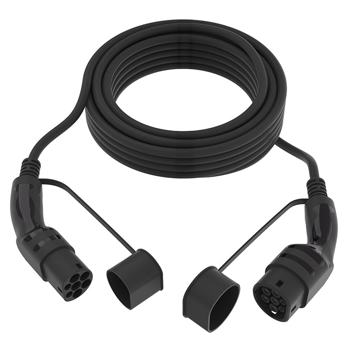 Ladekabel Type-2 16A 3-faset - 5 Meter - BilligStyling
