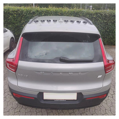 V Spoilers Kit til Personbil 10 stk. Sort vspoilers