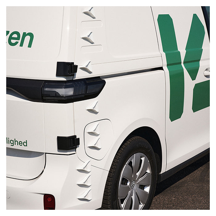 V Spoilers Kit til Varebil 30 stk. Hvid vspoilers