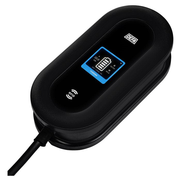 DEFA Power Solar ladestation 6 m. kabel 22kw defa