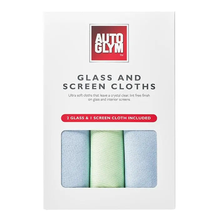 Autoglym Mikrofiberklude til Glas og Skærm - Pakke med 3 stk. - BilligStyling