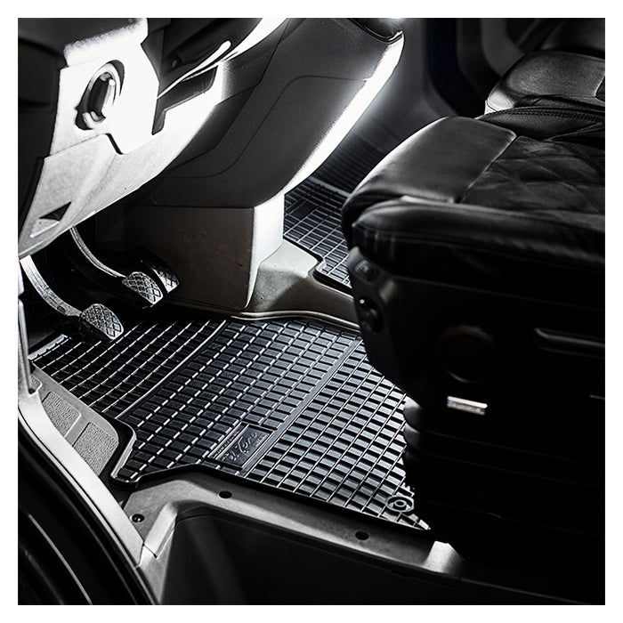 Gummimåtter Vivaro B, Primastar I, Trafic II, III 2 ræk frogum