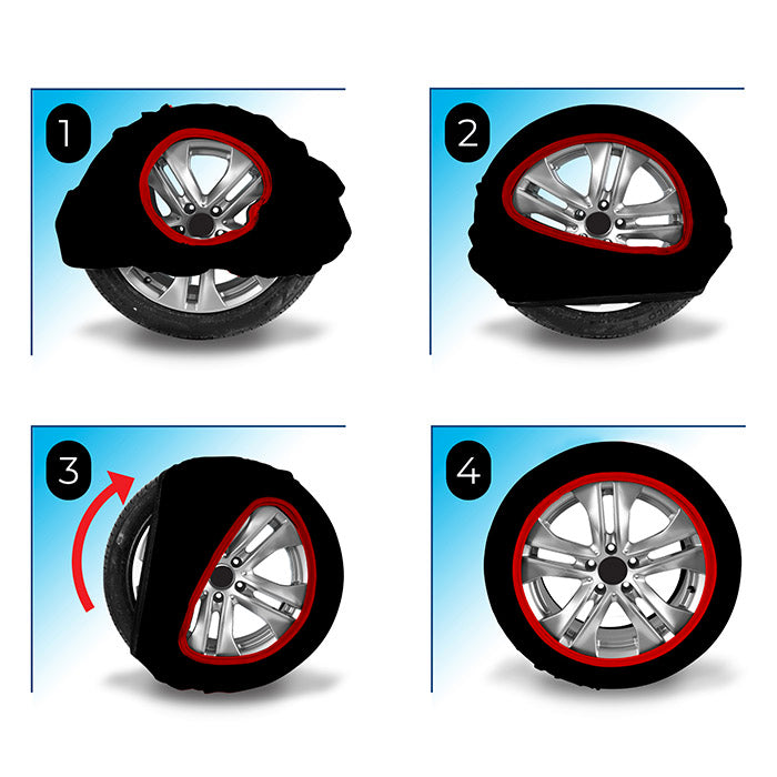 Maranello Super X Ultra stærke Snesokker str. L maranello