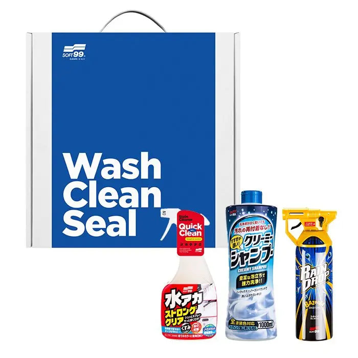 Soft99 Vask og Coating Kit - Sæt med 3 dele - BilligStyling