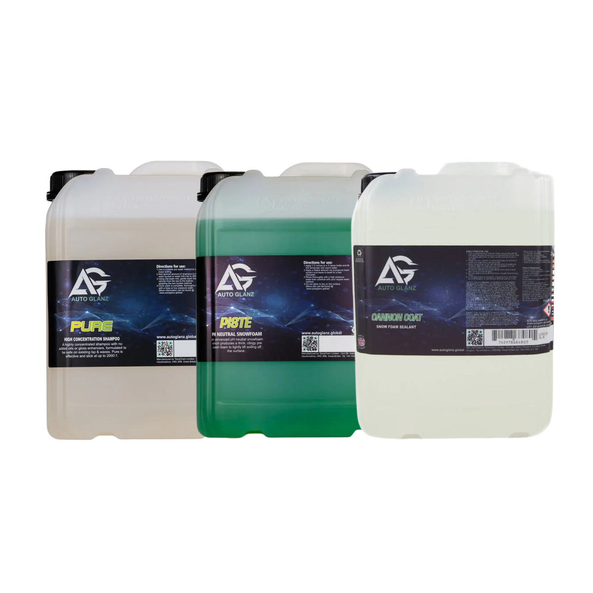 Auto Glanz Pro Vaskepakke 15L – Skum &amp; Forsegling Auto Glanz