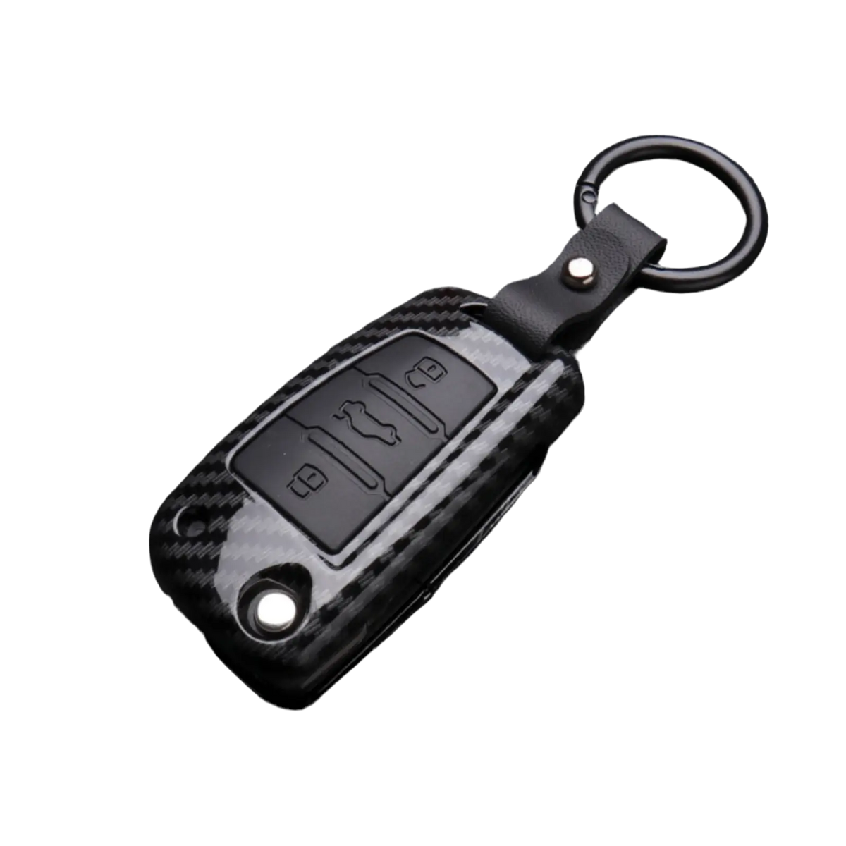 Audi bilnøgle cover, carbon fiber - BilligStyling