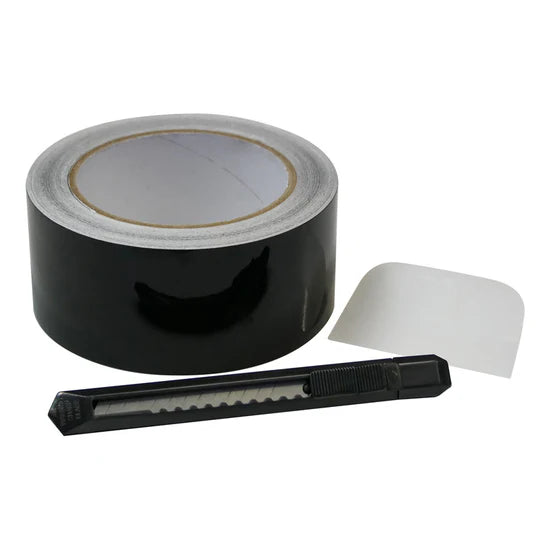 Foliatec Chrome Delete folie sæt, Sort Glans - 5cm x 15M - BilligStyling