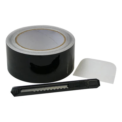 Foliatec Chrome Delete folie sæt, Sort Glans - 5cm x 15M - BilligStyling