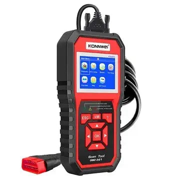 KONNWEI KW850 - OBD2, EOBD, OBD1 - Bildiagnostik Scanner med skærm (inkl. taske) - BilligStyling