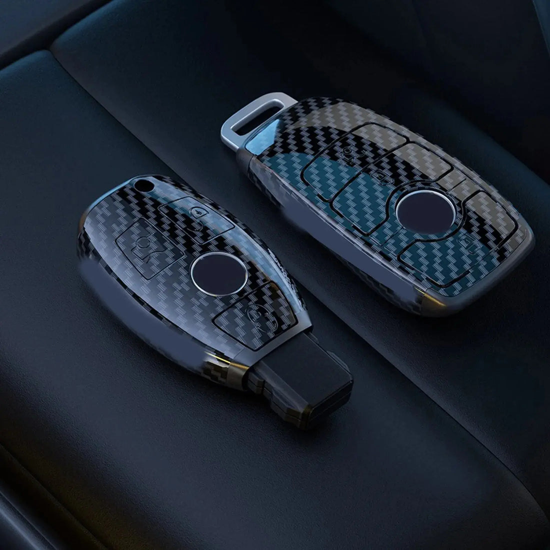 Mercedes bilnøgle cover, Carbon - BilligStyling