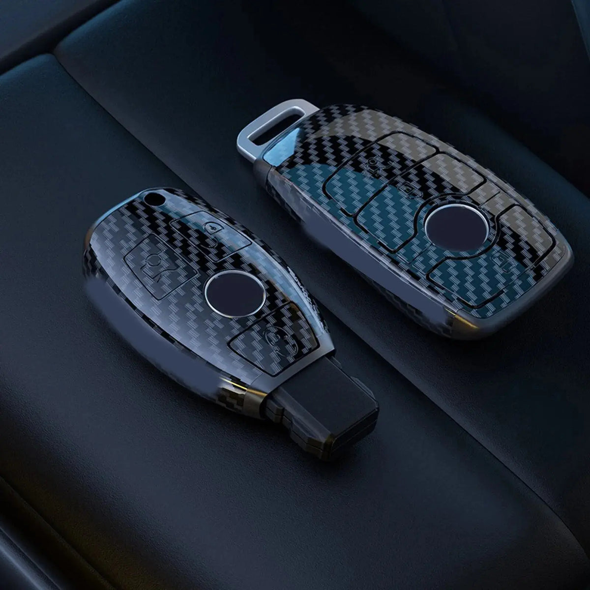 Mercedes bilnøgle cover, Carbon - BilligStyling