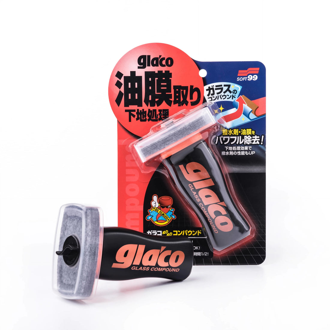 Soft99 Ruderens - Glaco Glass Compound Roll On Soft99