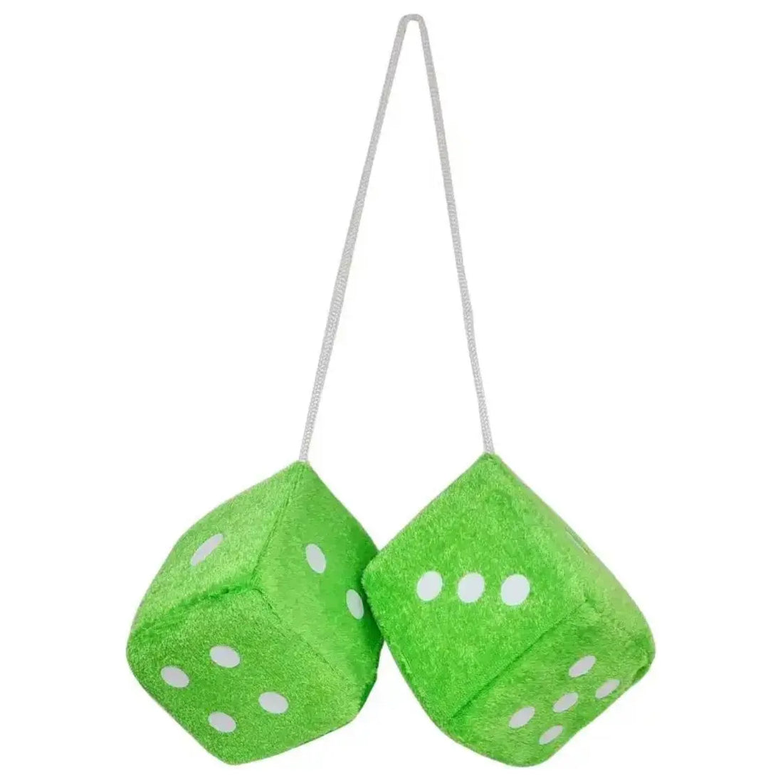 Terninger  til forruden, 6x6 cm, Grøn, sæt med 2 stk. - BilligStyling
