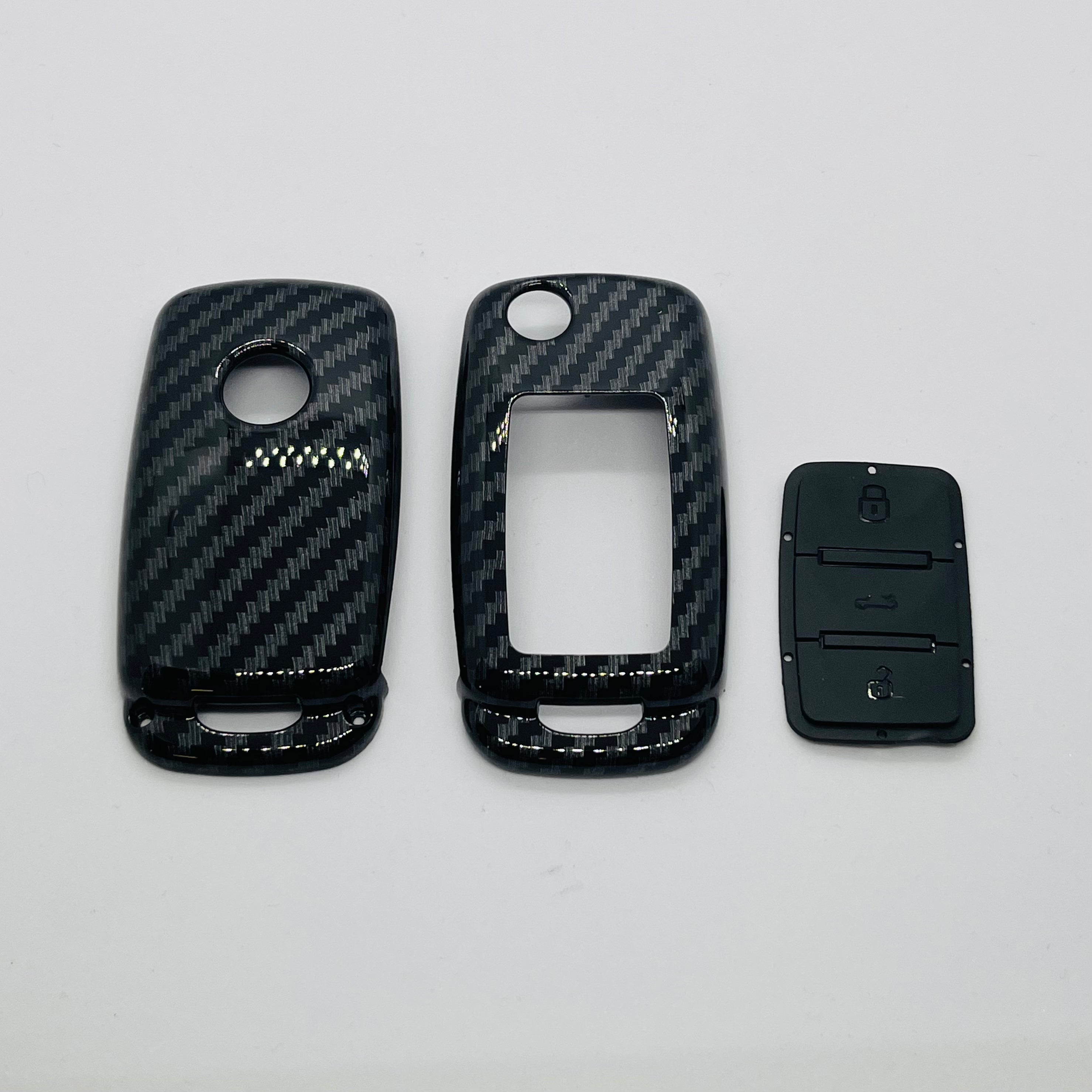 Volkswagen, SEAT, Skoda, Carbon bilnøgle cover - BilligStyling