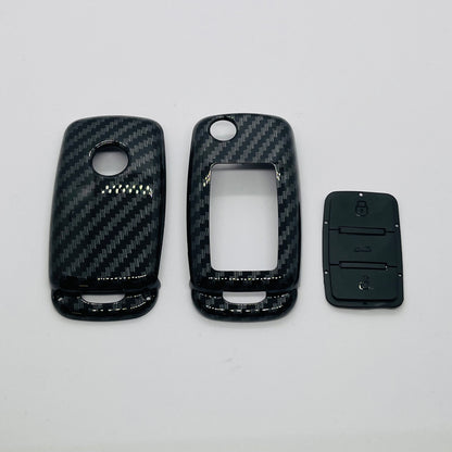 Volkswagen, SEAT, Skoda, Carbon bilnøgle cover - BilligStyling