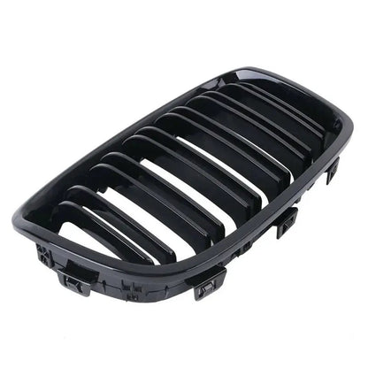 BMW 1-serie F20/F21 (2011-2015) Frontgrill nyrer - Sort højglans - Komplet sæt - BilligStyling