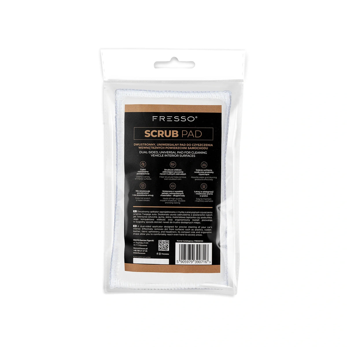 Fresso Scrub Pad - Dobbeltsidet rengøringspad Fresso