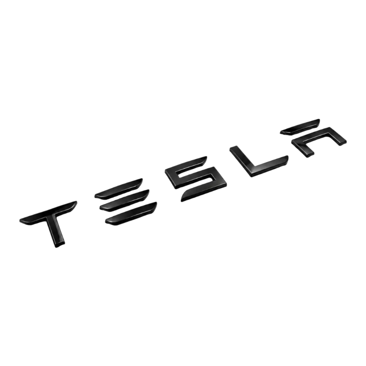 Tesla Emblem Bag, Sort højglans BilligStyling